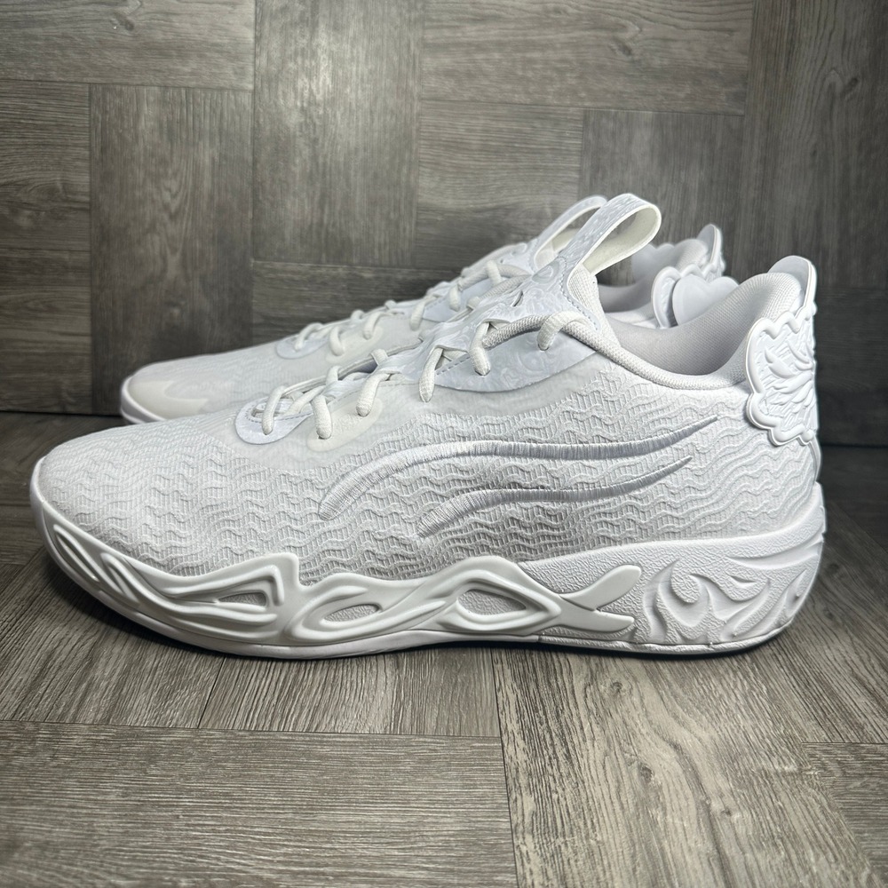 Puma MB.04 Basketball Shoes LaMelo Ball Mens 13 White Rare 311319-01 NEW - Picture 5 of 8